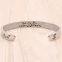 BTYSUN Mothers Day Bracelets Gifts for Mom from Son Daughter Inspirational Gifts for Wife Cuff Bangle Mom Bracelet Personalized Jewelry Mantra Quotes Engraved