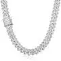 GOLD IDEA JEWELRY Hip Hop Heavy 14k Gold Plated /white gold Plated Full Iced Out Miami Cuban Link Chain Necklace or Bracelet 12MM
