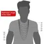 TRUSUPER Style Titanium Stainless Steel Silver Mens Womens Italy Final Fantasy Chain Necklaces 2mm Unisex TRUSUPER Style Titanium Stainless Steel Silver Mens Womens Italy Final Fantasy Chain Necklaces 2mm Unisex