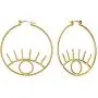 FaithHeart Disc Geometric Baroque Coin Dangle Earrings, Gold Plated Metal Style Elizabeth Costume Jewelry Drop Earrings for Women Girls Freshwater Pearl with Gift Box (S925 Ear Needles)