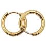 Huggie Hoop Earrings Surgical Stainless Steel Hoop Earrings 8mm 10mm 12mm Cartilage Helix Sleeper Earring for Men Women Girls Boys
