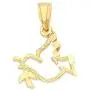 10k Real Solid Gold Dove Holding Olive Branch Pendant, Holy Spirit Jewelry Gifts for Prayer 10k Real Solid Gold Dove Holding Olive Branch Pendant, Holy Spirit Jewelry Gifts for Prayer