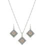 Montana Silversmiths Roped Sunset Lights Jewelry Set