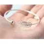 ONE A DAY 925 Silver Leaf Bracelets Feather Cuff Bangles & Bracelets Accessories for Girls Women Gift Jewelry ONE A DAY 925 Silver Leaf Bracelets Feather Cuff Bangles & Bracelets Accessories for Girls Women Gift Jewelry