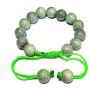 Karatgem Jewelry Multi-Style Genuine Jadeite Jade Adjustable Rope String Bracelet Bangle Beads