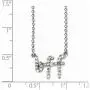 Solid 925 Sterling Silver CZ Cubic Zirconia BFF 18in. Necklace Chain Solid 925 Sterling Silver CZ Cubic Zirconia BFF 18in. Necklace Chain