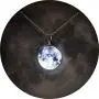 WingBling Lucky Glow in The Dark White full Moon Silver Necklace for Women Dainty Handmade in Korea | Chain Pendant Style | Jewelry Gift Friendship Luminous Radiant Crescent Phase Unique WingBling Lucky Glow in The Dark White full Moon Silver Necklace for Women Dainty Handmade in Korea | Chain Pendant Style | Jewelry Gift Friendship Luminous Radiant Crescent Phase Unique