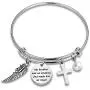WUSUANED Memorial Bracelet Loss Jewelry My Brother Was So Amazing God Made His My Angel Sympathy Gift Remembering Loss of Brother