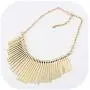 JOYID Sparkling Bars Choker Necklace Sequin Bib Chunky Collar Sweater Necklace Fashion Jewelry for Women
