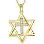 Aurora Tears 925 Sterling Silver David Star Necklace Magen Star of David Isreal Jewish Pendant Men Women Fashion Jewelry
