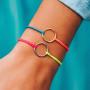 Pura Vida Gold or Silver Two-Tone Full Circle Bracelet - Waterproof, Adjustable