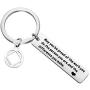 SEIRAA You Make a Difference Keychain Recovery Gifts Alcoholics Anonymous Addiction Recovery Jewelry Recovery Symbol Sponsor Gift