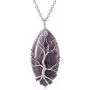 XIANNVXI Healing Crystal Stone Heart Pendant Necklace Tree of Life Wire Wrapped Necklaces Reiki Natural Gemstone Quartz Jewelry for Women XIANNVXI Healing Crystal Stone Heart Pendant Necklace Tree of Life Wire Wrapped Necklaces Reiki Natural Gemstone Quartz Jewelry for Women