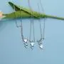 AKTAP Friendship Gift Best Friend Necklace for 3 Long Distance Gifts for Family Sister BFF Tribe Triangle Necklace AKTAP Friendship Gift Best Friend Necklace for 3 Long Distance Gifts for Family Sister BFF Tribe Triangle Necklace