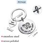 PENQI Happy Retirement Keychain Retirement Gift Back Off Im Retired Key Ring Leaving Gift Going Away Gift for Co-Worker Colleague Teachers Nurse