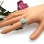 ABJFJE Mens Large Statement Eagle Ring Vintage Silver American Domineering Eagle Rings Retro Punk Biker Band Jewelry for Men Boy ABJFJE Mens Large Statement Eagle Ring Vintage Silver American Domineering Eagle Rings Retro Punk Biker Band Jewelry for Men Boy