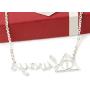 YINLIN Simple Triangular Geometry Hallow Deathly Pendant Necklace