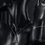 Hicarer 2 Pieces Pink Charm Letters A-Z Pendant Necklace and Bracelet Pendant for Women Girls, Letter Name Jewelry