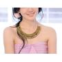 Sansar India Kolhapuri Choker Indian Necklace Earrings Jewelry Set for Girls and Women 1345