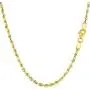 10k REAL Yellow Gold 1.50mm,2mm,2.5mm,3.2mm, OR 4mm Shiny Hollow Rope Chain Necklace for Pendants and Charms with Lobster-Claw Clasp (7'' 8'',10'' 16'', 18'' 20'' 22'' or 24 inch)