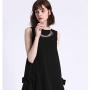 HSWE Statement Collar Necklace for Women Simple Geometric Bib Necklace for Wedding Party