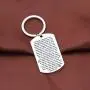 KUIYAI Footprints in The Sand Prayer Keychain Beautiful Poems Quote Christian Gift When You Saw Only One Set of Footprints It was Then That I Carried You