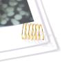Silvora Sterling Silver Stackable Knuckle Ring, 5MM/10MM/15MM Toe Finger Open Band Ring for Women Men Girls Minimalist Jewelry Personalized Custom Rings Xmas Decorations(Send Gift Box)