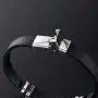NC Leather Bracelet for Women Mens, Stainless Steel Friendship Teen Girls Bracelets of Charm Couples 12 Constellations Black Bracelet Jewelry NC Leather Bracelet for Women Mens, Stainless Steel Friendship Teen Girls Bracelets of Charm Couples 12 Constellations Black Bracelet Jewelry
