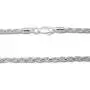 925 Sterling Silver 3 MM Diamond Cut Rope Chain Necklace for Men Women & Girls Upgraded Lobster Claw Clasp Made in Italy 16 18 20 22 24 30 and 36 Inch