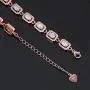 CiNily Adjustable Fire Opal Bracelets for Women Girls 18K White Gold/Rose Gold Plated Gemstone Bracelet Opal Jewelry Gifts