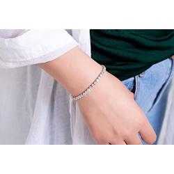 ASHMITA Fashion Adjustable Chain Bracelet for Women,Cubic Zirconia Rose Gold Gift Bracelet of Luxury Shining Jewelry