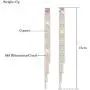 FIBO STEEL 3 Pairs Long Chandelier Tassel Dangle Earrings for Women Party Banquet Jewelry Clear Austrian Rhinestone Crystal Drop Earrings Set FIBO STEEL 3 Pairs Long Chandelier Tassel Dangle Earrings for Women Party Banquet Jewelry Clear Austrian Rhinestone Crystal Drop Earrings Set