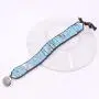 KSQS Leather Chakra Tube Beads Wrap Bracelet, Multi Color Natural Imperial Jasper for Luck and Harmony,Handmade and Adjustable Wrap Bracelet