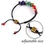 Chakra Bead Bracelets for Women - 8mm 7 Chakra Healing Bracelet with Real Stones Anxiety Meditation Yoga Gemstone Jewelry