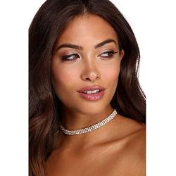 Zealmer 18K Yellow Gold Plated 1-5 Rows Rhinestone Choker Necklace & Stretch Bracelets Set Wedding Jewelry