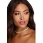 Zealmer 18K Yellow Gold Plated 1-5 Rows Rhinestone Choker Necklace & Stretch Bracelets Set Wedding Jewelry Zealmer 18K Yellow Gold Plated 1-5 Rows Rhinestone Choker Necklace & Stretch Bracelets Set Wedding Jewelry