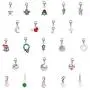 Advent Calendar Set ''Christmas Cheer'' 22 Charms with 1 Bracelet and 1 Necklace
