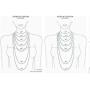 Multi Layer White Simulated pearl Strands Necklace Costume Jewelry Set For Women Necklace And Earrings