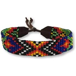 Handmade Bracelet, Glass Beads, Beaded, Variety Designs, Leather, Shabby Chic, Boho, Aztec Tribal, Handmade in Guatemala