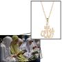 WUSUANED Islam Allah Pendant Necklace Muslim Jewelry Religious Gift