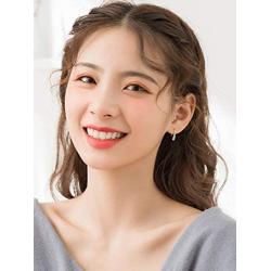 SLUYNZ 925 Sterling Silver Teardrop Drop Earrings for Women Teen Girls Droplet Earrings Small HooK Earrings