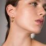 JINEAR Dangle Earrings for Women Teen Girls 18K Gold filled Heart Tiny Drop Earrings Small Huggie Hoop Earrings Fashion Jewelry Gifts