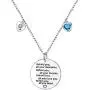 2021 Graduation Gift Necklace Sterling Silver Engraved Congrats Grad Jewelry Charm Necklace for Graduates Women Daughter Girls