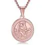 Saint Christopher Necklace for Men Women,Oval Catholic St Christopher Medal Pendant Jewelry Boy Girl Outdoor Traveler Medallion Necklace with Stainless Steel Chain Saint Christopher Necklace for Men Women,Oval Catholic St Christopher Medal Pendant Jewelry Boy Girl Outdoor Traveler Medallion Necklace with Stainless Steel Chain