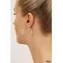 14k White Gold Classic Round Hoop Earrings 14k White Gold Classic Round Hoop Earrings