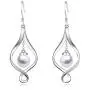 Pearl Dangle Earrings Sterling Silver Infinity Love Celtic Knot Drop Earrings Dangles for Women Teen Girls