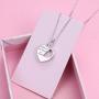 S925 Sterling Silver Urn Necklace for Ashes Cremation Memorial Keepsake Pendant Necklace Jewelry for Women