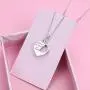 S925 Sterling Silver Urn Necklace for Ashes Cremation Memorial Keepsake Pendant Necklace Jewelry for Women
