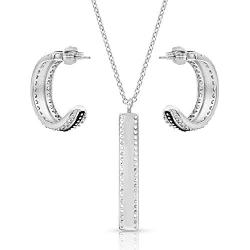 Montana Silversmiths Classic Haloed Beauty Jewelry Set