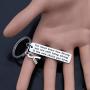Gzrlyf Survivor Keychain You Never Know How Strong You are Fighting Cancer Gifts Cancer Survivor Domestic Violence Awareness Gifts